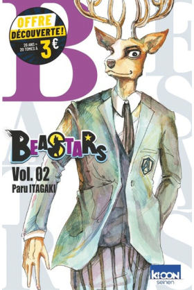 Beastars Tome 2 à 3 euros