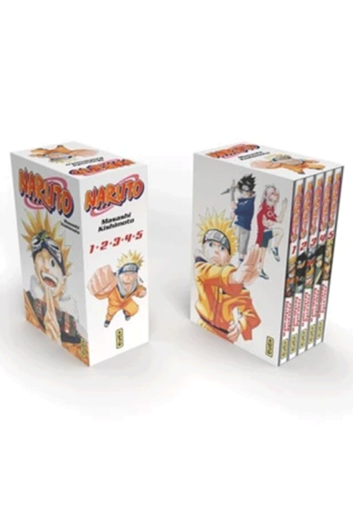 Coffret Naruto Tome 1 à 5 Coffret Naruto Tome 1 à 5